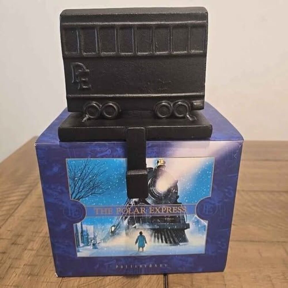 Pottery barn the Polar express train car stocking holder new